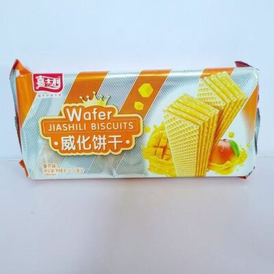 嘉士利芒果味威化饼干100g