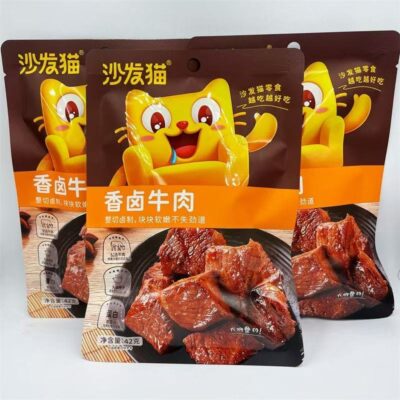 沙发猫香卤牛肉42g3