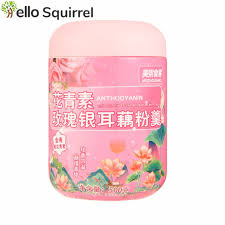 美粥食客花青素玫瑰银耳藕粉羹500g