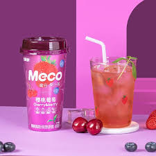 香飘飘樱桃莓莓味MECO果汁茶 400ML