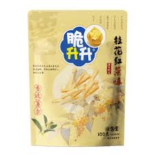 脆升升香脆红薯条挂花茶味100g