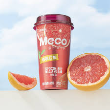香飘飘桃桃红柚味MECO果汁茶400ML