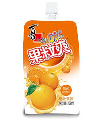 喜之郎橙汁味CiCi果粒爽 258ML