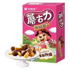 好丽友红豆巧克力味蘑古力 48G