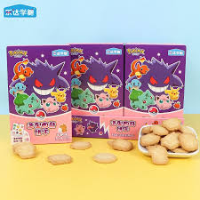宝可梦造型曲奇饼干牛奶味52g